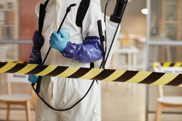 Professional Biohazard technician working in Kingwood, TX